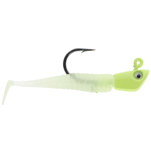 Image of Dynamic Lures Micro Attack Soft Swim Jig | Glow; 1.5 in.