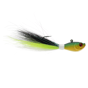 Image of Head Hunter Bucktail Jig | Olive Juice; 1 oz.
