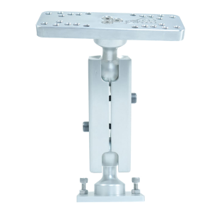 Rod Boss Rod Boss Ball & Socket Single Electronics Mount | Silver; 5 1/2 in. - $160.99 at FishUSA
