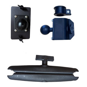 Summit Fishing Equipment Summit Transducer Pole Boat Mount | 1 1/2 in. Ball to 3 in. Track; 9 in. Arm - $149.99 at FishUSA