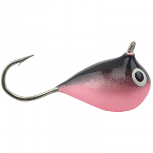 Image of Fiskas Hand-Painted Wolfram Tungsten Jig | UV Daylight Pink-Black; 9 mm