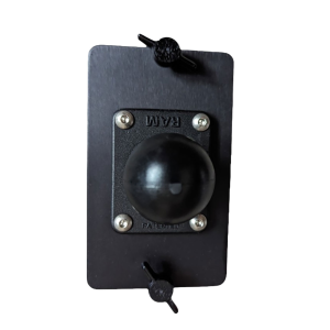 Summit Fishing Equipment Summit Transducer Pole Boat Adapter Plate | 1 1/2 in. Ball to 3 in. Track - $97.99 at FishUSA