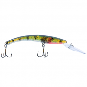 Image of Reef Runner 800 Series Deep Diver Crankbait | Bare Naked Green Perch; 4 3/4 in.