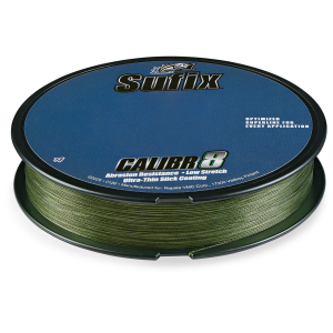 Sufix Calibr8 Braided Line | 80 lb.; 300 yds.; Low-Vis Green