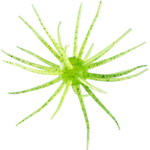 Hideup Coike JDM 17mm Urchin Bait | Chartreuse Green/Gold Flake