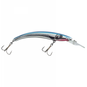 Image of Reef Runner 600 Series Deep Little Ripper Crankbait | Chrome/Blue; 3 1/2 in.