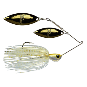 Picasso Lures Titanium Double Willow Spinnerbait | Gold-Gold Blades - Gold Rush; 1/2 oz.
