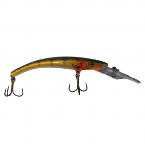 Image of Reef Runner 600 Series Deep Little Ripper Crankbait | Green Perch; 3 1/2 in.