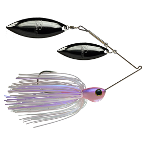 Picasso Lures Titanium Double Willow Spinnerbait | Nickel-Nickel Blades - Morning Dawn; 3/8 oz.