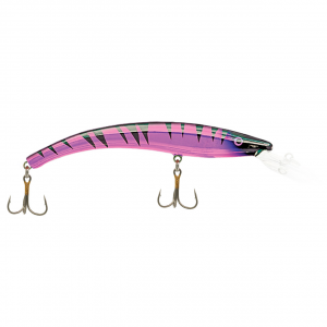 Image of Reef Runner 600 Series Deep Little Ripper Crankbait | Purple Tiger; 3 1/2 in.