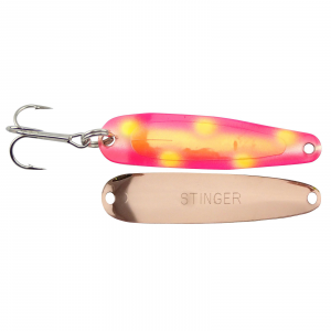 Image of Michigan Stinger Scorpion Spoon | Super UV Pink Flash; 2 1/4 in.