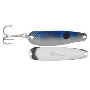 Image of Michigan Stinger Scorpion Spoon | Silver Smelt; 2 1/4 in.