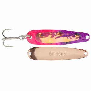 Image of Michigan Stinger Scorpion Spoon | Super UV Sir Walleye Transparent; 2 1/4 in.