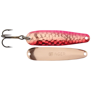 Image of Michigan Stinger Scorpion Spoon | Raspberry Dolphin; 2 1/4 in.