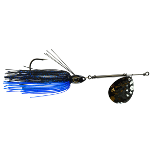 Picasso Lures All-Terrain Inline Spinner | Black Nickel Blade - Black & Blue Shower; 1/4 oz.