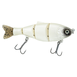 Bassmooch Donkey Bite Swimbait | Bone; 6.5 in.