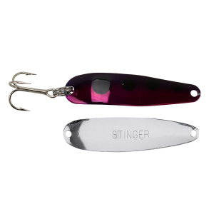 Image of Michigan Stinger Scorpion Spoon | Cranberry; 2 1/4 in.