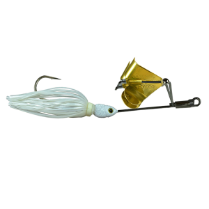 Picasso Lures Buzzzz Saw Jr. | Gold Blades - White; 1/8 oz.