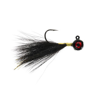 Kane's Jigs Kane's Big Eye Handtied Hair Jig | Black Bear-Gold; 1/8 oz. - $8.49 at FishUSA
