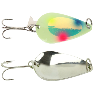 Acme Tackle K.O. Wobbler Spoon | Exclusive Color - Flashy Wonderbread; 3/4 oz.