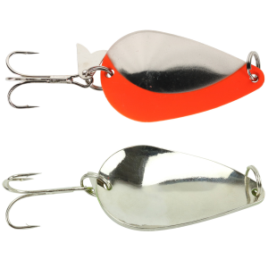 Acme Tackle Acme Tackle K.O. Wobbler Spoon | Nickel Fluorescent Orange; 3/4 oz. - $8.99 at FishUSA