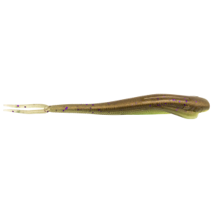 Strike King Winged Minnow Soft Jerkbait | Chartreuse Splatterback; 5 in.