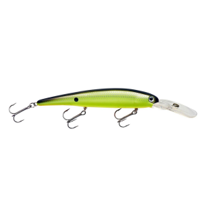 Image of Bandit Walleye Deep Diver | Chartreuse/Pearl Scales; 4 3/4 in.