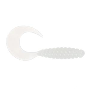 Bassmooch Bassmooch Carolina Grub | Pearl White; 3 in. - $6.79 at FishUSA