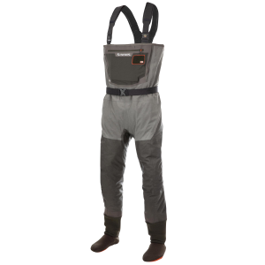 Image of Simms Men's G3 Guide Stockingfoot Chest Waders | Gunmetal; M Long