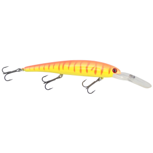 Image of Bandit Walleye Deep Diver | Red Fire Tiger; 4 3/4 in.