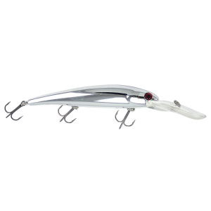 Image of Bandit Walleye Deep Diver | Chrome/Red Eye; 4 3/4 in.