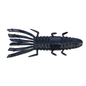 Yamamoto Biba Bug Soft Bait | Black w/ Blue Flake; 3 3/4 in.