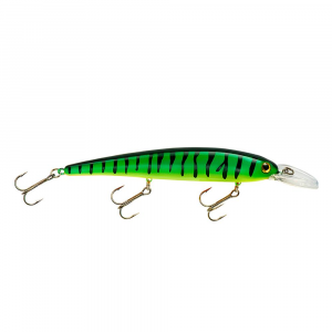 Image of Bandit Walleye Shallow Diver | Fire Tiger; 4 3/4 in.