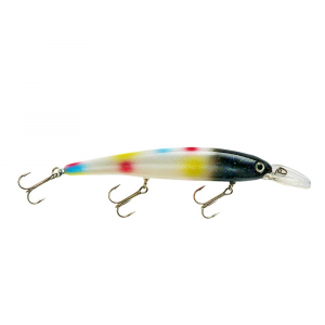Image of Bandit Walleye Shallow Diver | Fruit Dots; 4 3/4 in.