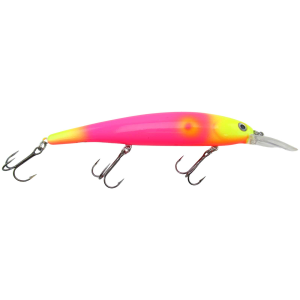 Image of Bandit Walleye Shallow Diver | Pink Yellow; 4 3/4 in.