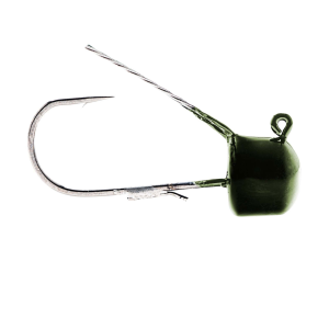Z-Man Weedless Finesse ShroomZ Jig Heads | Green Pumpkin; 1/10 oz.