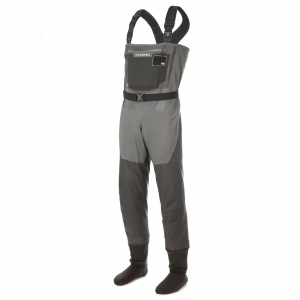 Image of Simms Women's G3 Guide Stockingfoot Chest Waders | Gunmetal; S Short