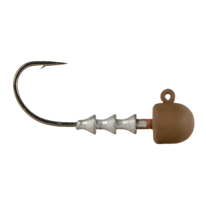 6th Sense Dome Jig Head | Matte Brown; 1/8 oz.