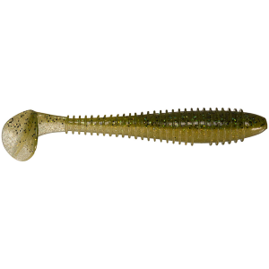Image of Keitech Fat Swing Impact | Mossback Golden Shad; 4.8 in.