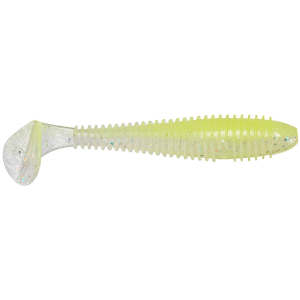 Image of Keitech Fat Swing Impact | Chartreuse Shad; 4.3 in.