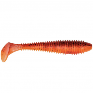 Image of Keitech Fat Swing Impact | Fire Craw; 4.8 in.