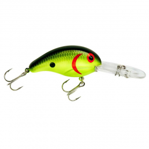 Image of Bandit 300 Series Crankbait | Chartreuse Black Back Scales; 2 in.