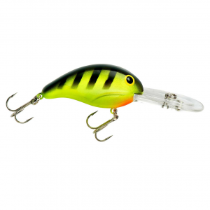 Image of Bandit 300 Series Crankbait | Chartreuse Black Stripes; 2 in.