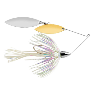 Image of War Eagle Double Willow Spinnerbait | Shiny Shad; 3/8 oz.