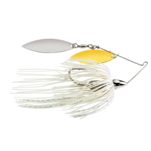 Image of War Eagle Double Willow Spinnerbait | White Silver; 1/2 oz.