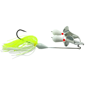 Image of Accent High Rider B2 Buzz Double Buzzbait | Chartreuse/White; 3/8 oz.