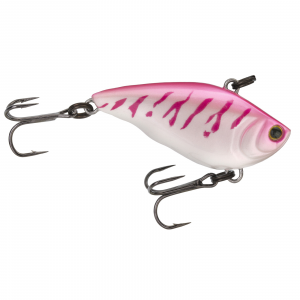 Image of Yo-Zuri Rattl'N Vibe Mini Lipless Crankbait | UV Pink Tiger; 3/16 oz.