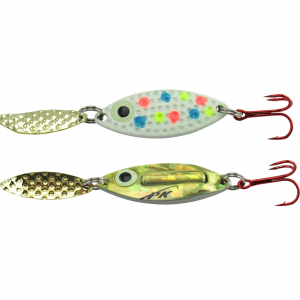 Image of PK Lures Rattling Spoon | Wonder Bread Glow; 3/8 oz.