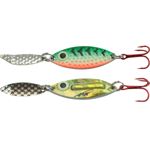 Image of PK Lures Rattling Spoon | Firetiger Glow; 3/8 oz.