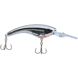 Image of Reef Runner Ripshad 44 Mag Crankbait | 3 5/8 in.; Chrome Black